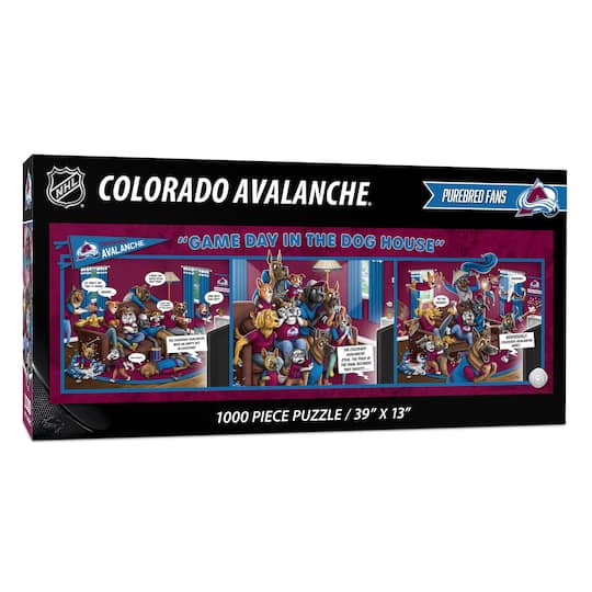NHL Game Day in the Dog House 1,000 Piece Puzzle